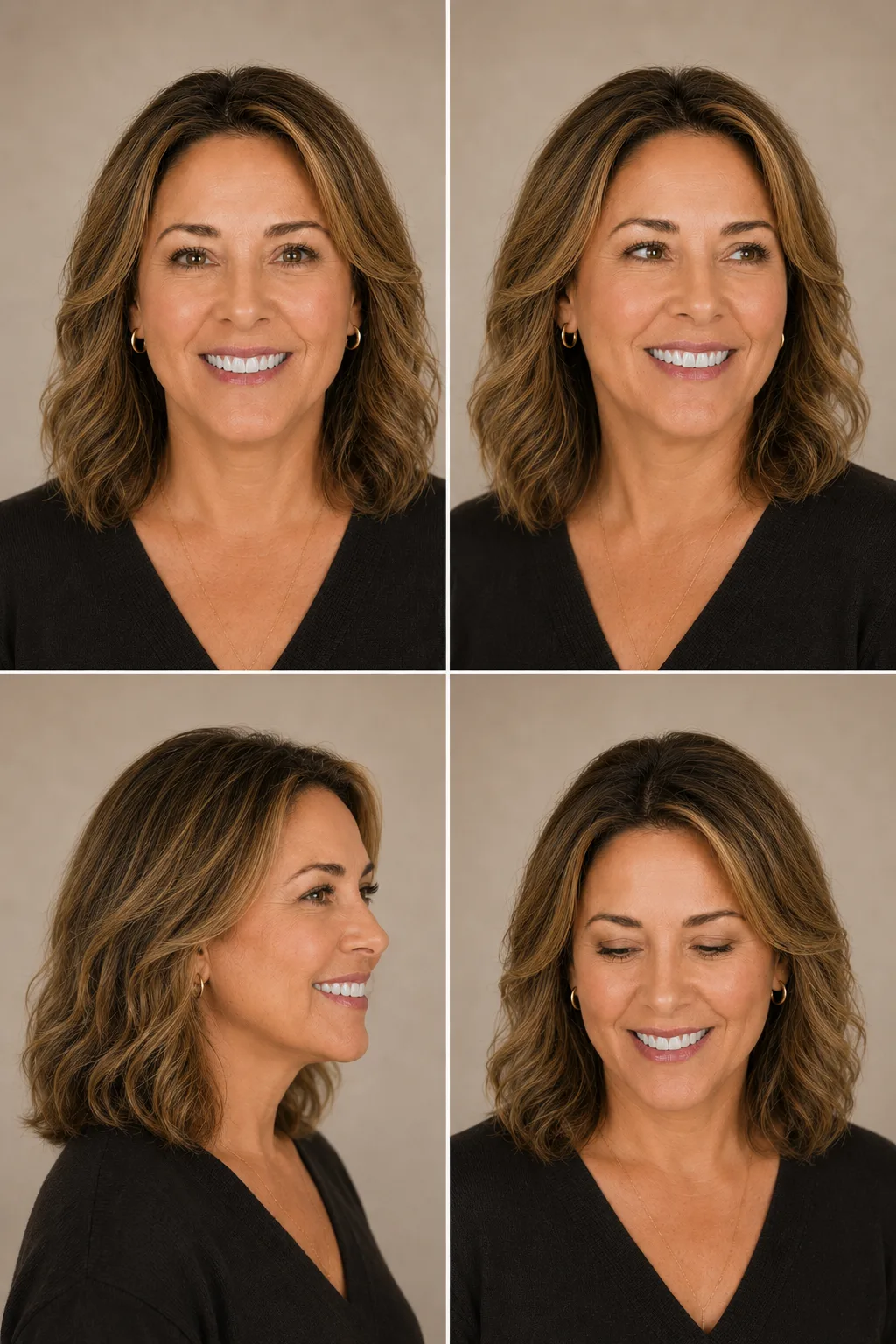 Patient smile results from gummy smile treatment at Dental Implants and Cosmetics