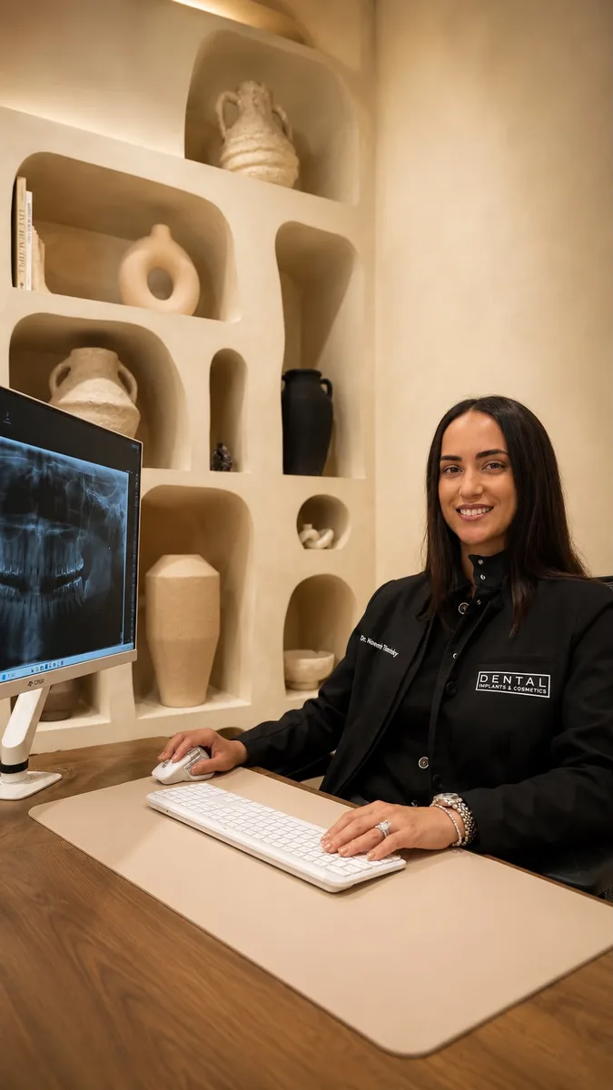 Dr. Noemi Tisminesky, DDS portrait at the Plantation, FL dental office serving Broward County