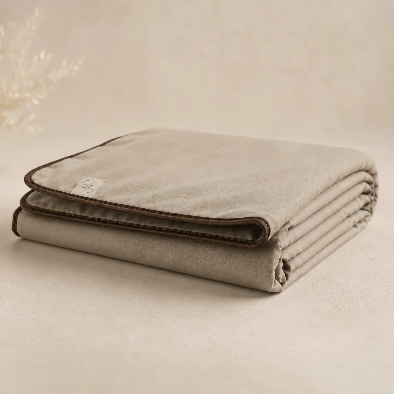 Custom weighted blanket comfort amenity at Dental Implants & Cosmetics