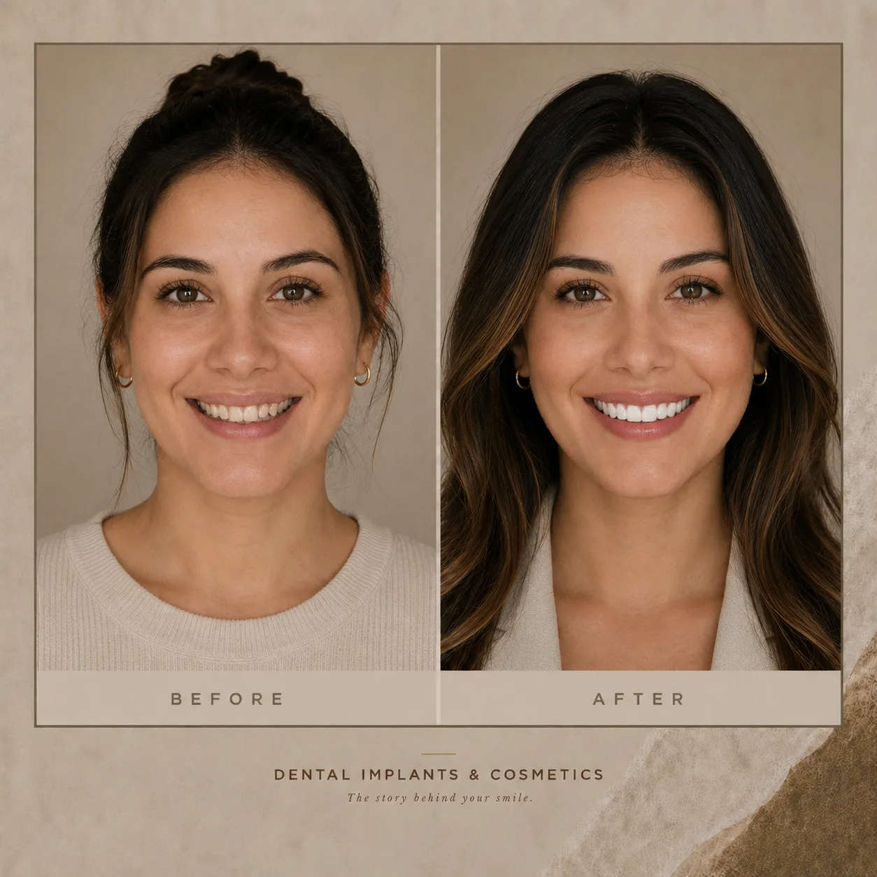 Porcelain veneers before and after Plantation Florida